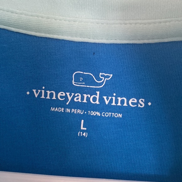 Vineyard Vines Girl’s 1/4 zip Pullover Size Lg (14)-EUC - Picture 2 of 5